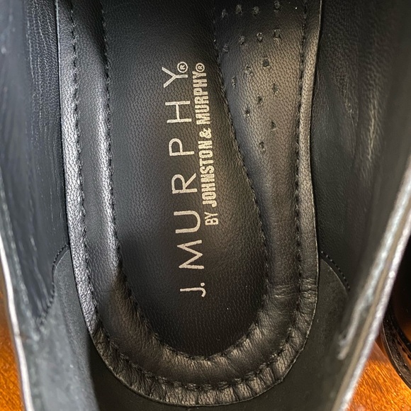 Johnston & Murphy Men's Genuine Leather Cap Toe Shoes - Picture 3 of 11